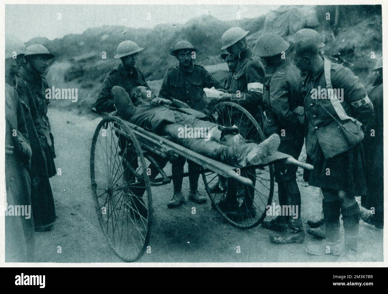 Deutscher Kriegsgefangener 1916 Stockfoto