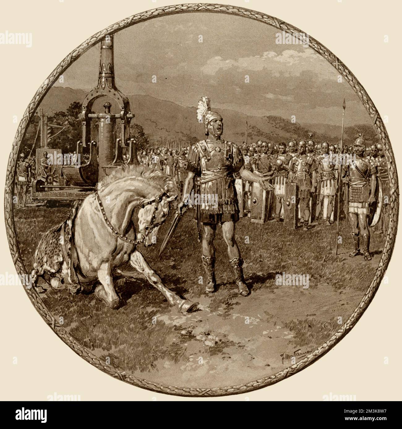 Spartacus vor seiner letzten Begegnung Stockfoto