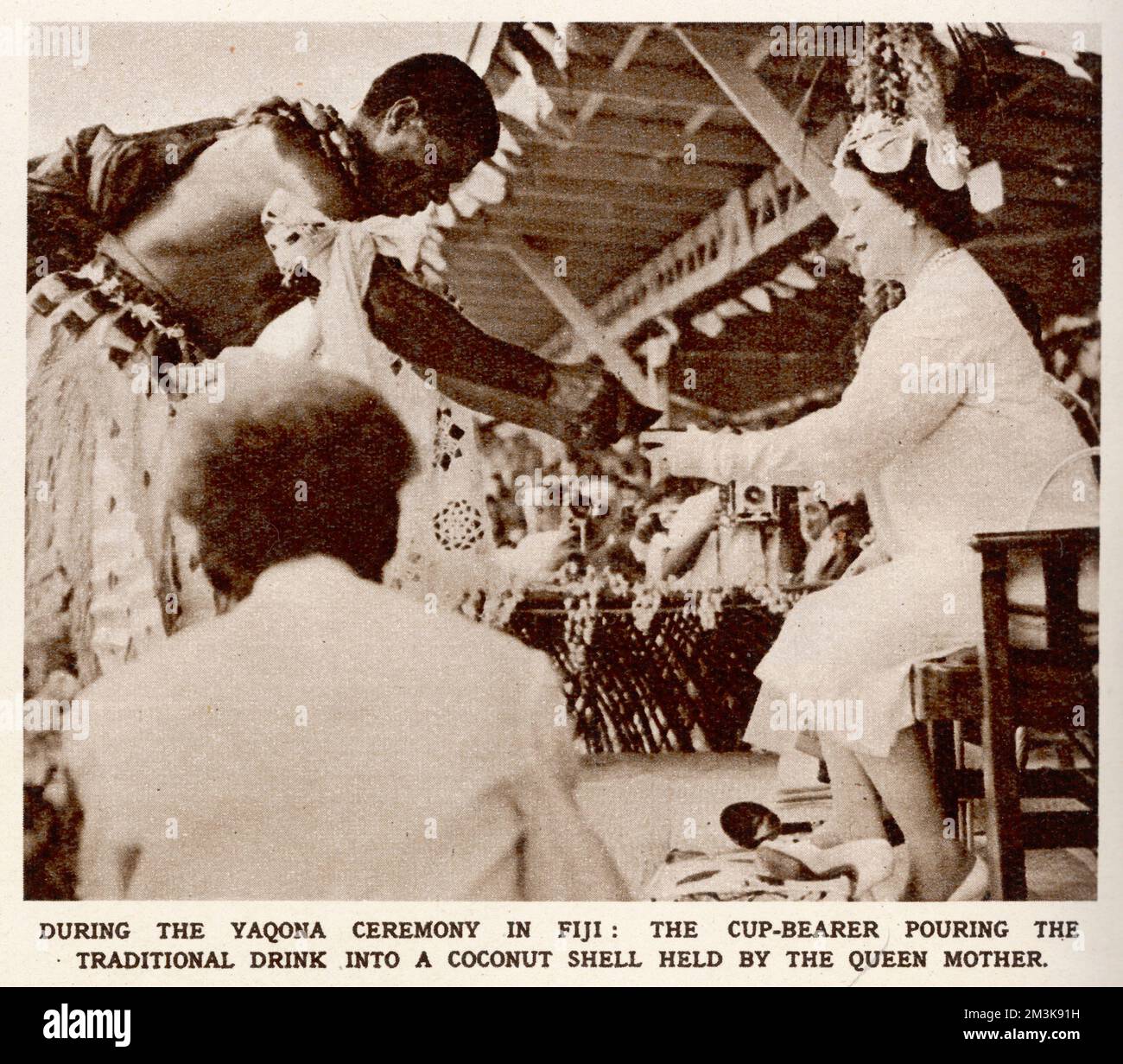 QUEEN-MUTTER/FIDSCHI NZ Stockfoto