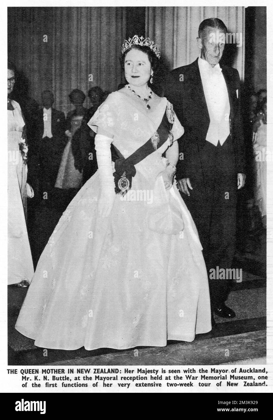 KÖNIGIN MUTTER/NEUSEELAND Stockfoto