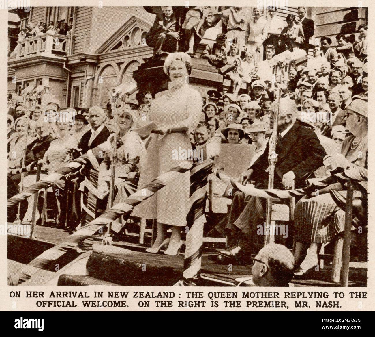 KÖNIGIN MUTTER/NEUSEELAND Stockfoto