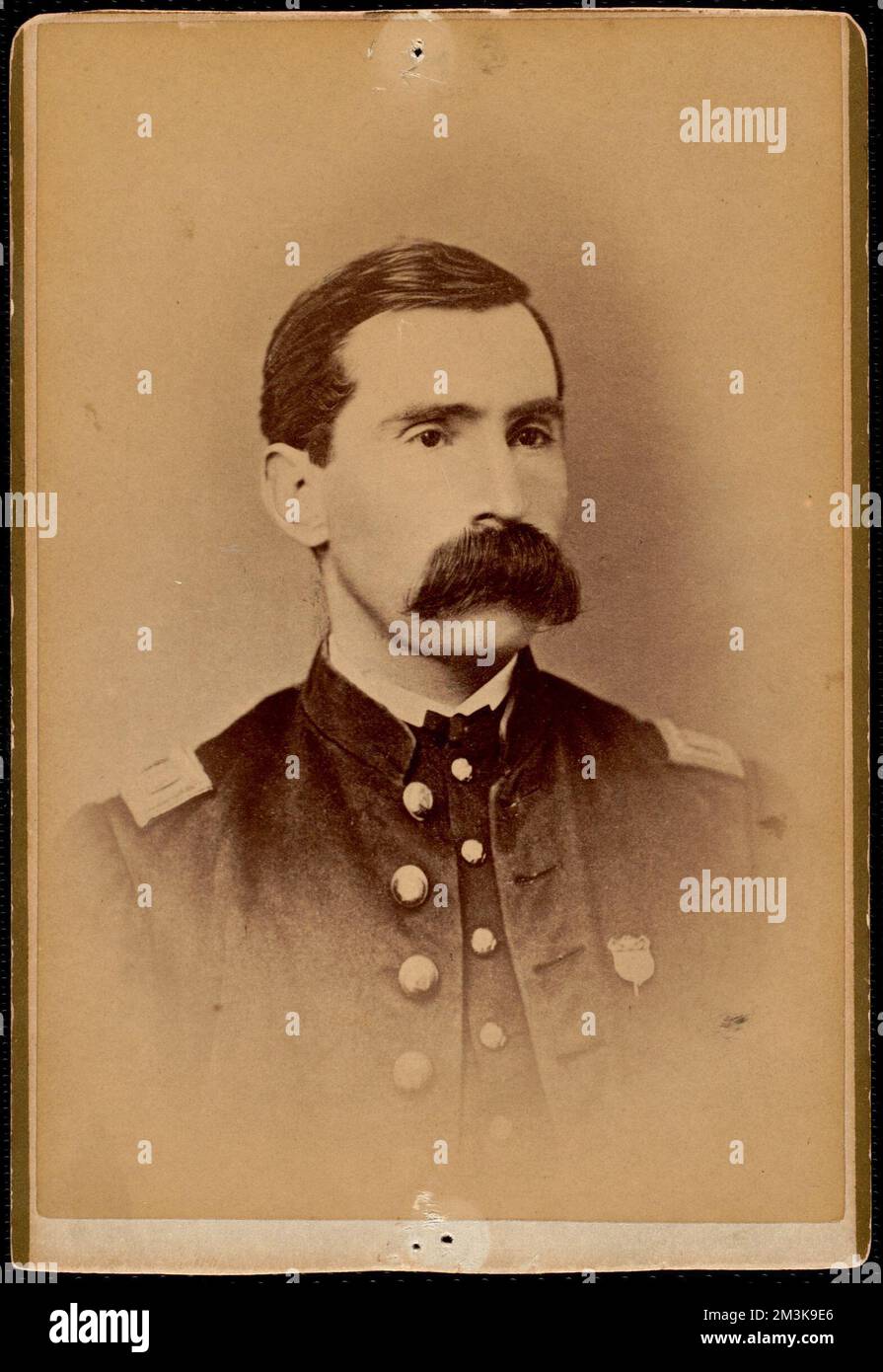 Waisenporträt, Mann in Uniform, Brockton Public Library Archival Collection Stockfoto
