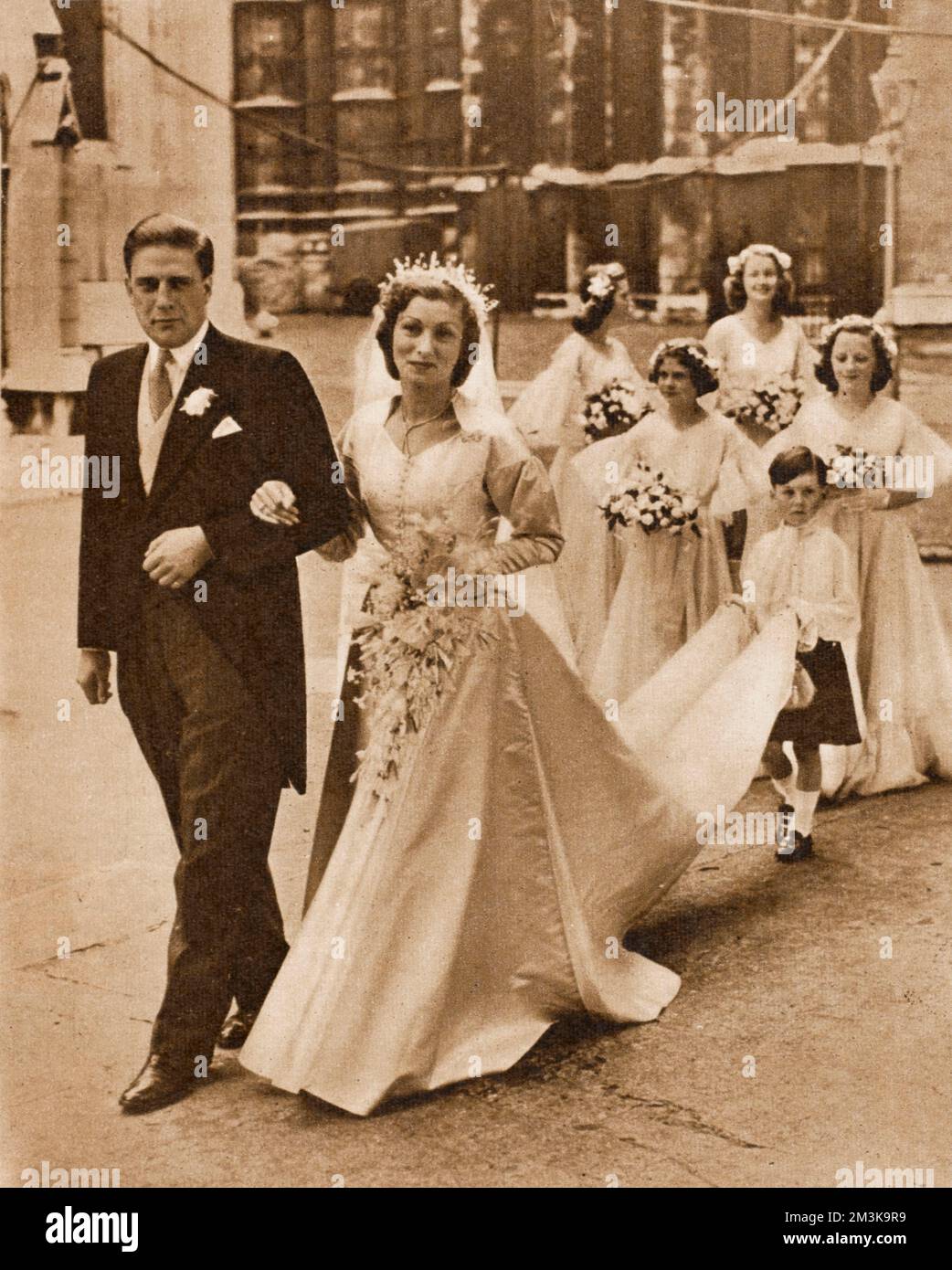 KÖNIGLICHE HOCHZEIT IN LASCELLES Stockfoto