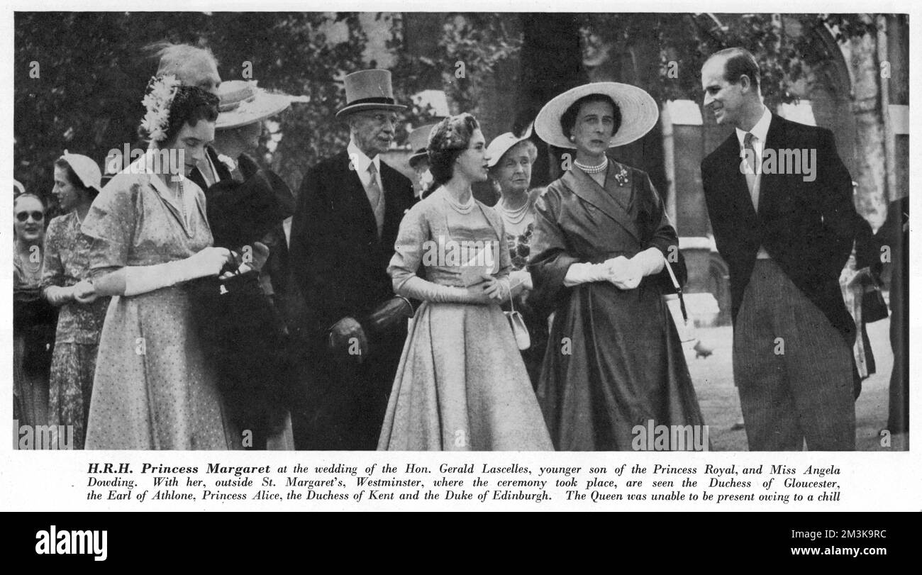 HOCHZEIT VON ROYALS/LASCELLES Stockfoto