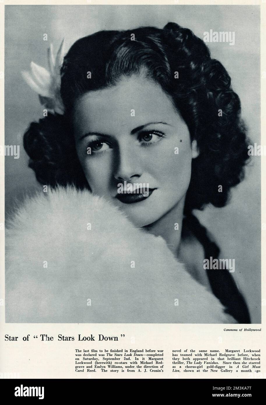 Margaret Lockwood (1916 - 1990), englische Schauspielerin der Bühne ...