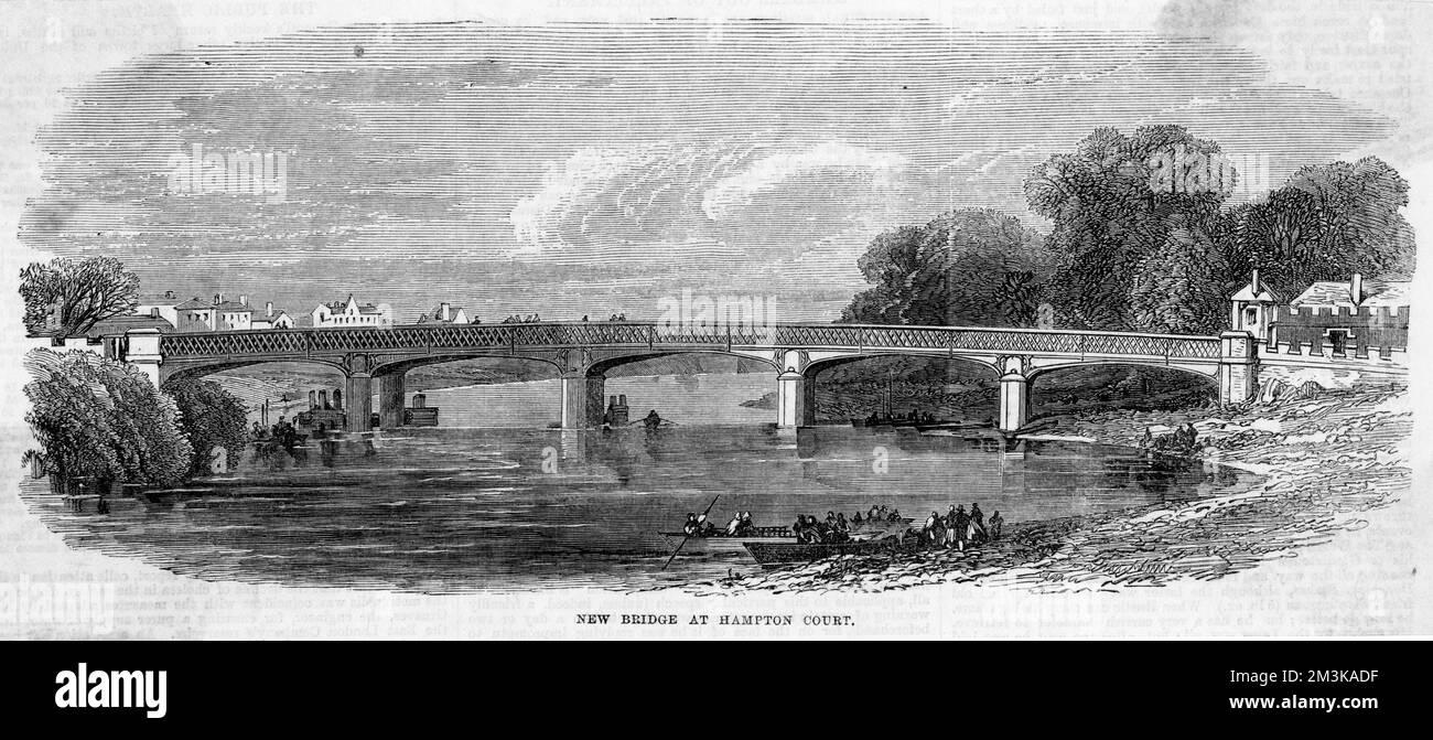 HAMPTON COURT BRIDGE Stockfoto
