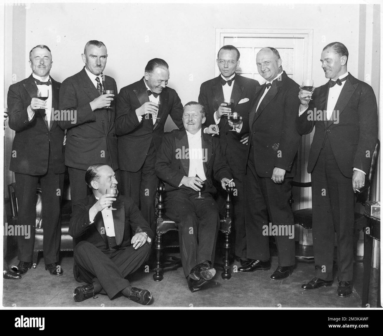Colonel Billy Bishop VC mit deutschen Luftangriffen Stockfoto