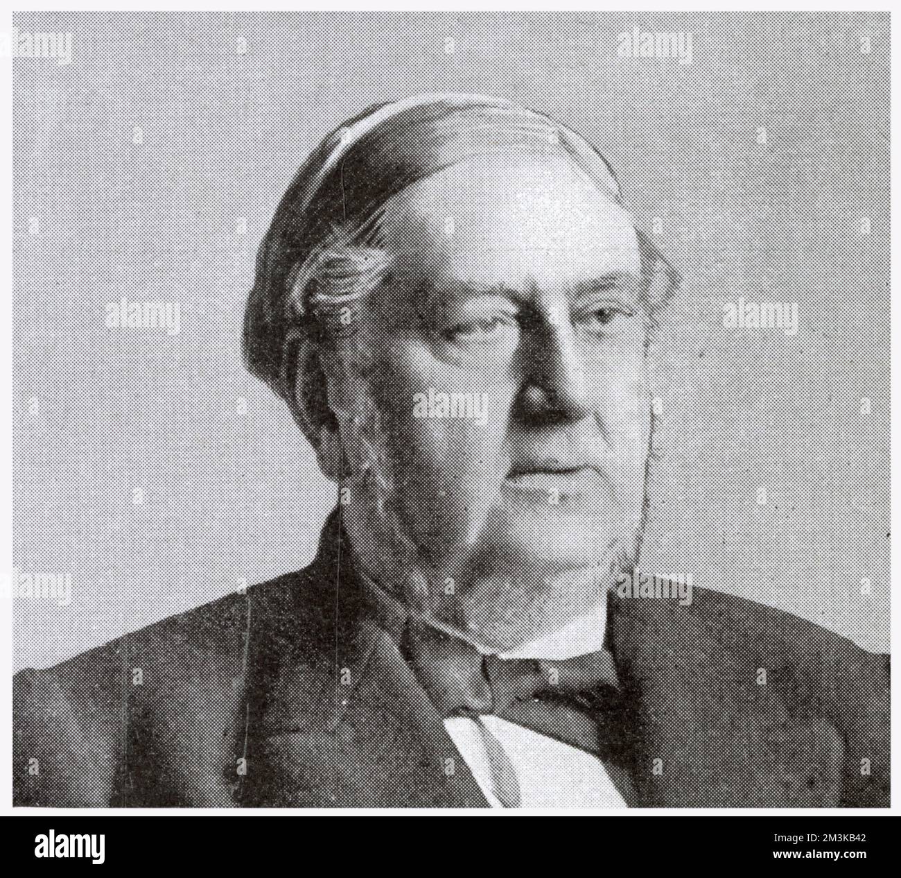 Sir William George Granville Venables Vernon Harcourt (1827-1904), britischer Anwalt, Journalist und liberaler Staatsmann. Stockfoto