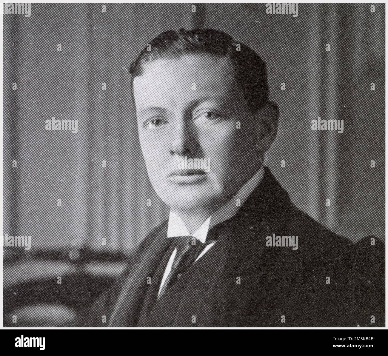 Winston Churchill (1874 - 1965), der junge Winston, während des Böhlerkrieges. Stockfoto