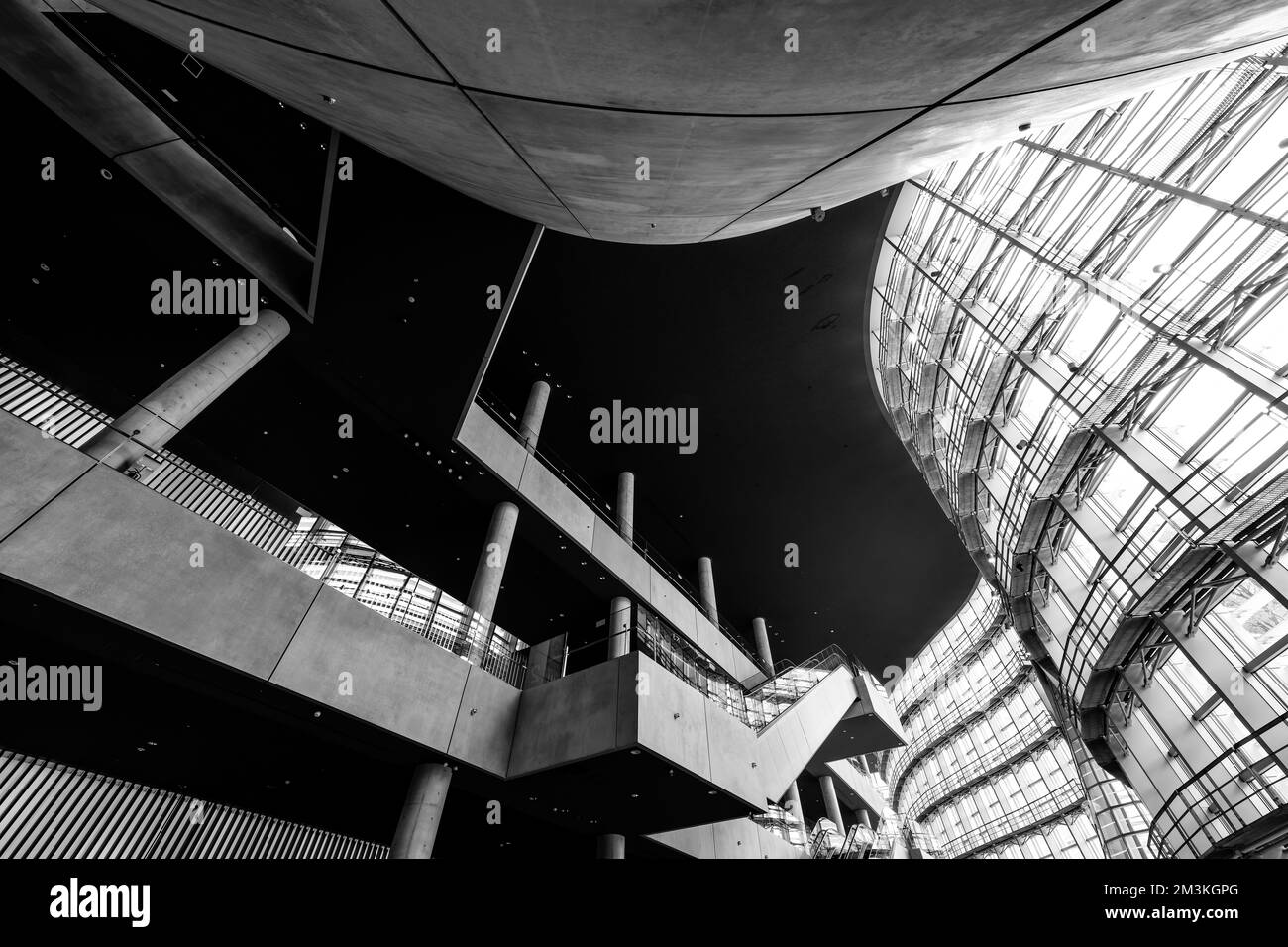 Die Architektur des National Art Center, Tokio, entworfen von Kisho Kurokawa Stockfoto