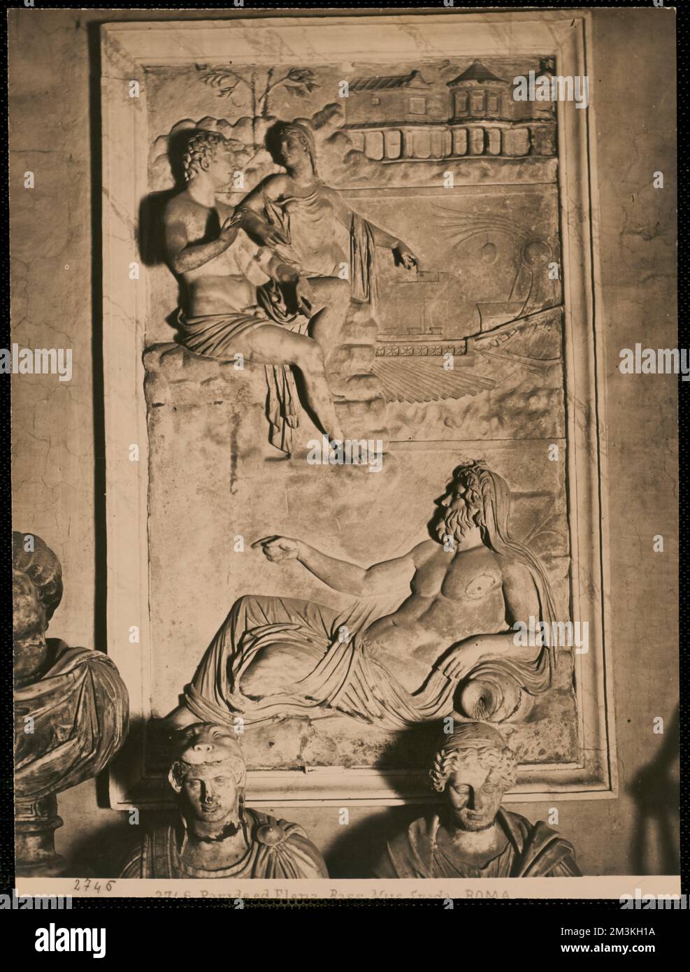 Paride Ed Elena, Bass. Mus. Spada, Rom, Antiquitäten, Basreliefs