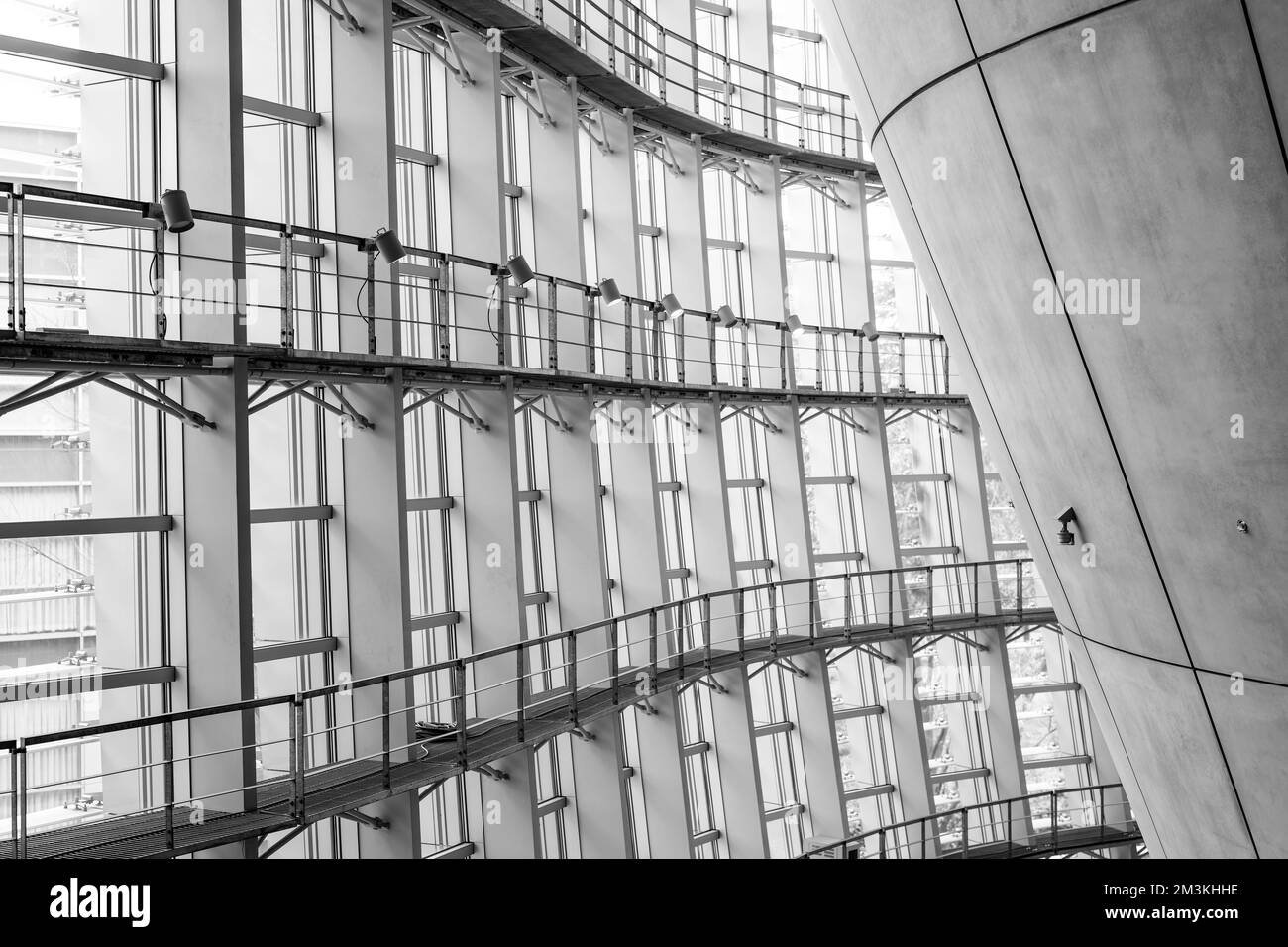 Die Architektur des National Art Center, Tokio, entworfen von Kisho Kurokawa Stockfoto
