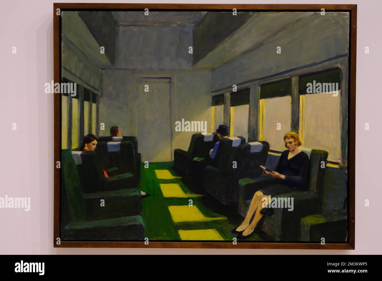 Sessel Car, 1956 von Edward Hopper in der Ausstellung Edward Hopper's New York in Whitney Museum of American Art. New York City, USA Stockfoto