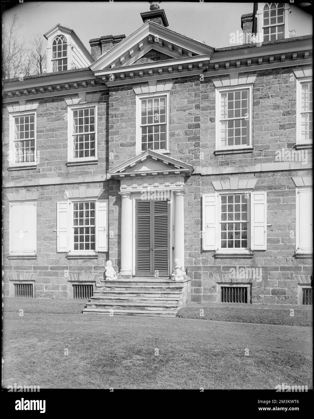 Philadelphia, Pennsylvania, 6401 Germantown Avenue, Benjamin Chew House , Houses, Chew, Benjamin, 1722-1810. Frank Cousins Glass Plate Negatives Collection Stockfoto