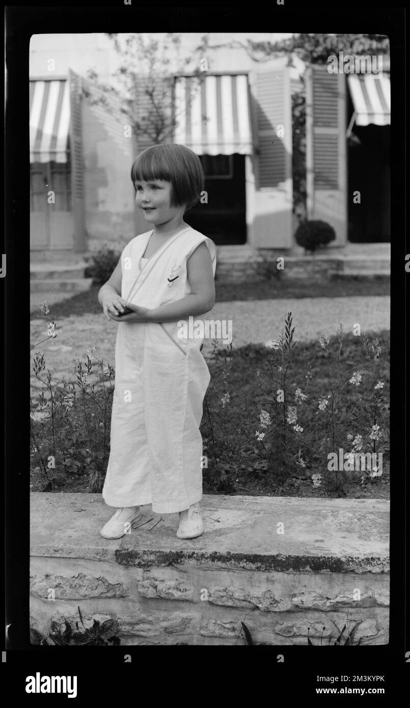 Bild von [Stephanie?] - Kinder. Samuel Chamberlain Fotosammlung Negatives Stockfoto