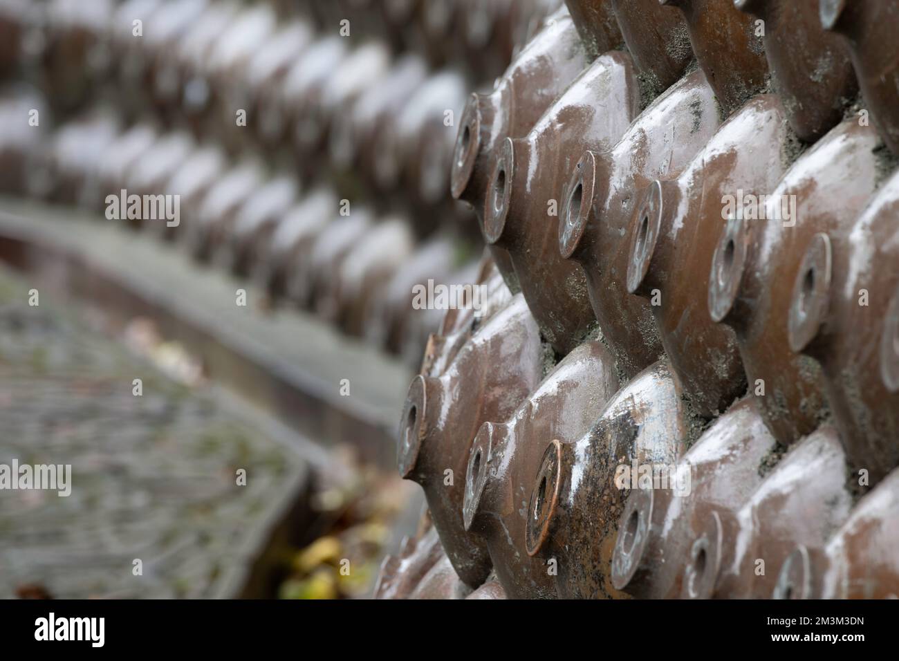 Töpferpfad in Tokoname, Aichi, Japan Stockfoto