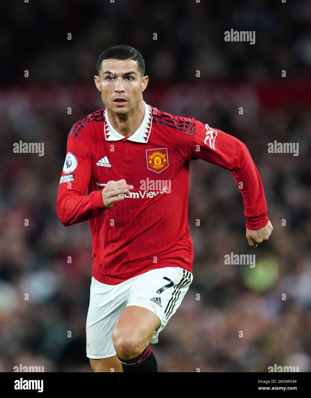 Aktenfoto von 30-10-2022 von Cristiano Ronaldo, der in einem Interview mit Piers Morgan behauptete, er sei von Manchester United „verraten“ worden. Ausgabedatum: Freitag, 16. Dezember 2022. Stockfoto