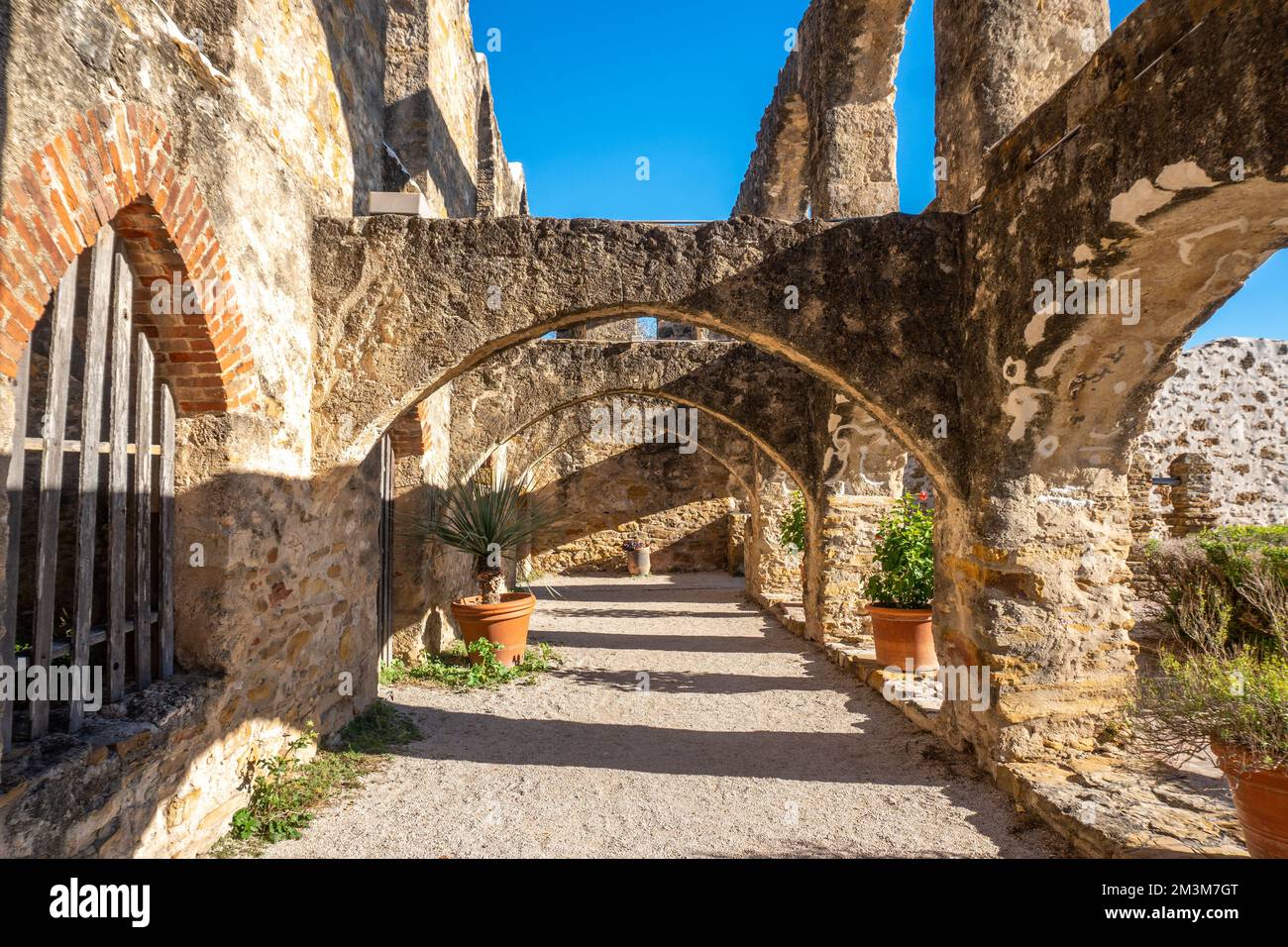 Kirchenmission in San Antonio Stockfoto