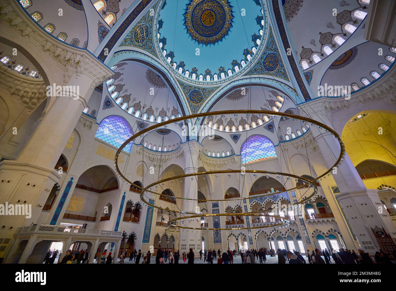 Istanbul Türkei, 29. November 2022, Camlica Moschee, Bilder von innen, Camlica ist derzeit die
