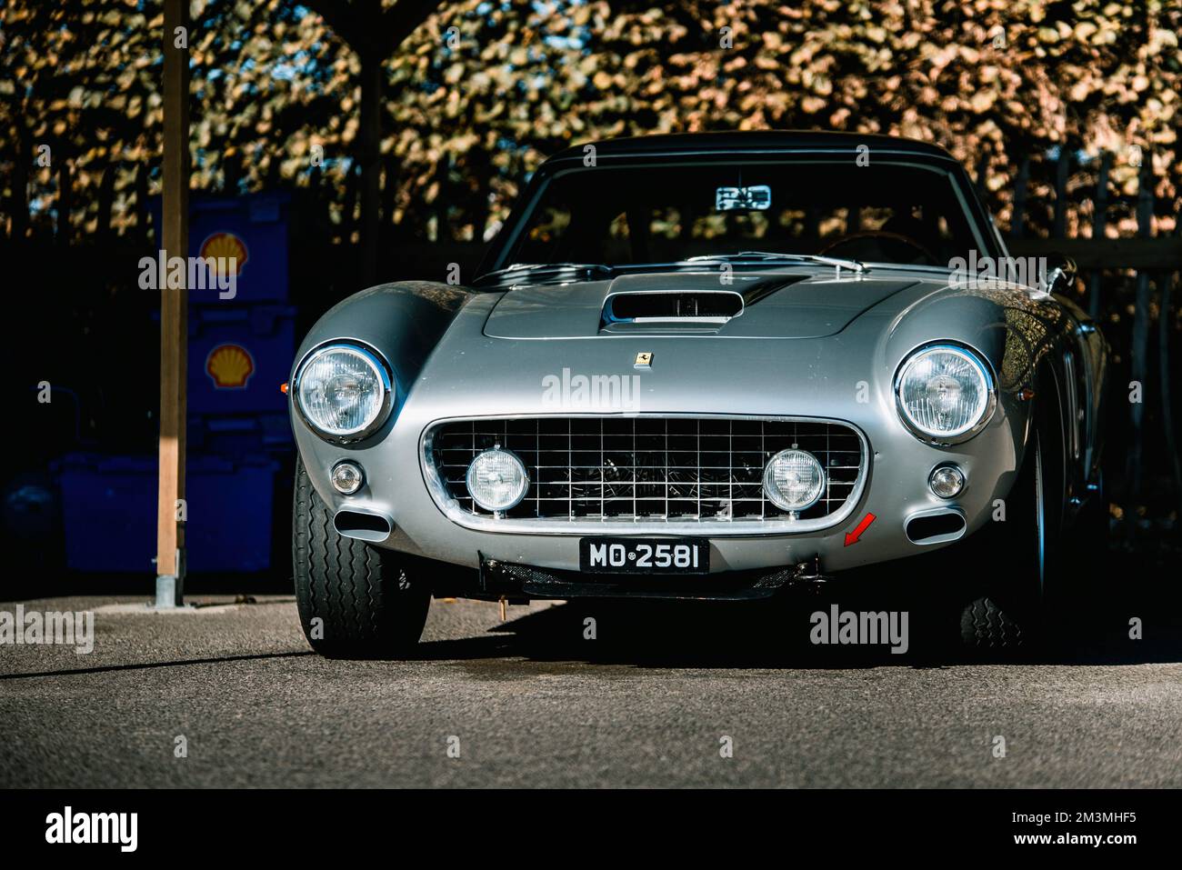 1961 Ferrari 250 GT SWB – Silber Stockfoto