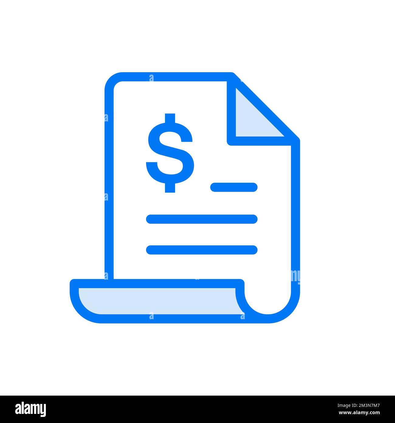 Symbol "Rechnung". Zahlung und Rechnungsstellung. Symbol "Zahlung". Steuer- und Auftragssymbol. Symbol für Entgeltabrechnung. Vektordarstellung Stock Vektor