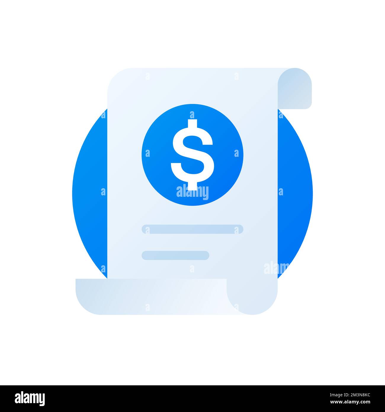 Symbol "Rechnung". Zahlung und Rechnungsstellung. Symbol "Zahlung