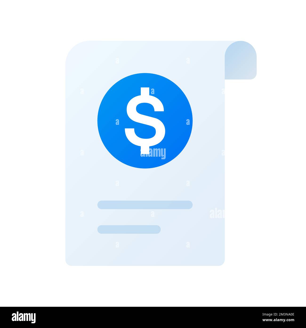 Symbol "Rechnung". Zahlung und Rechnungsstellung. Symbol "Zahlung". Steuer- und Auftragssymbol. Symbol für Entgeltabrechnung. Vektordarstellung Stock Vektor