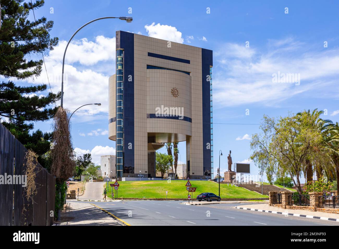 Museum in Windhoek. Das Independence Memorial Museum in Windhoek, Namibia. Afrika. Stockfoto