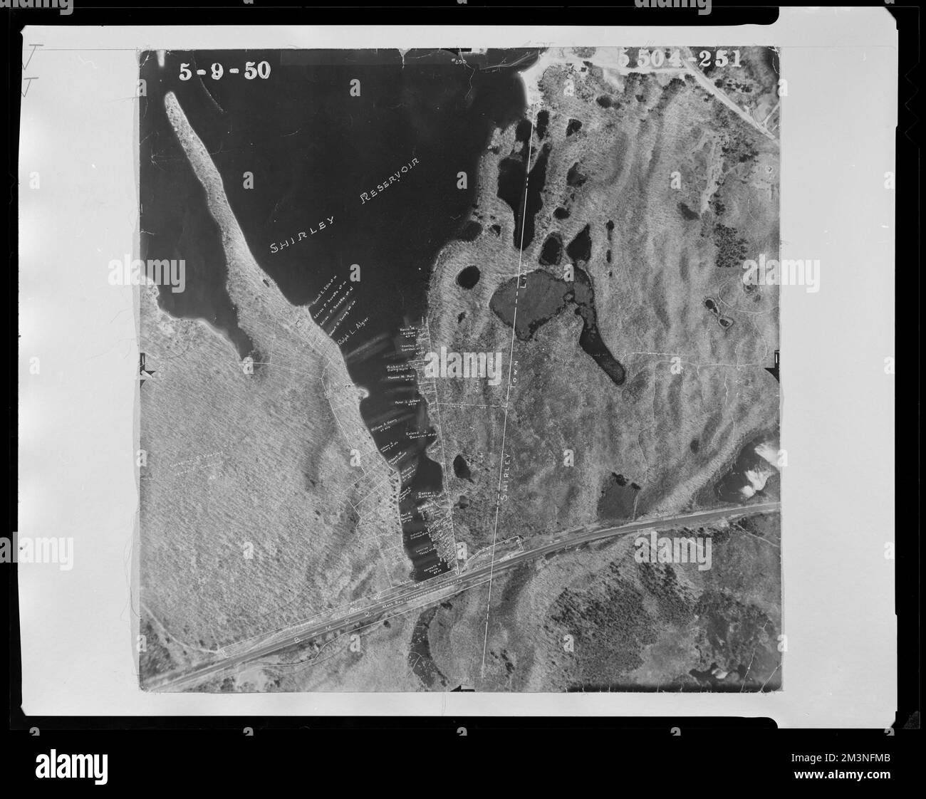 Anwesen nahe der Südspitze des Shirley Reservoir und der Shirley