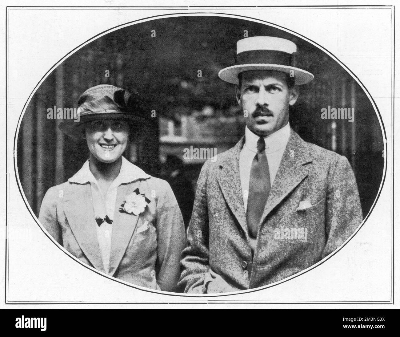 König Alexander I. von Griechenland und seine Frau Stockfoto