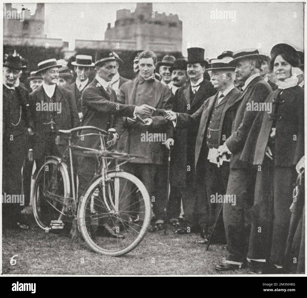 Der erste Luftpost in England Stockfoto