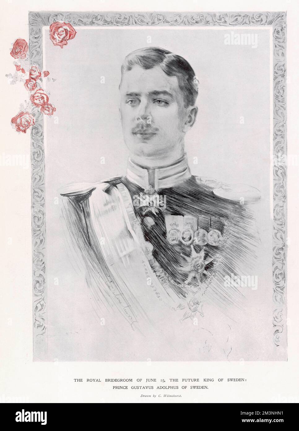 Prinz Gustav Adolf von Schweden Stockfoto