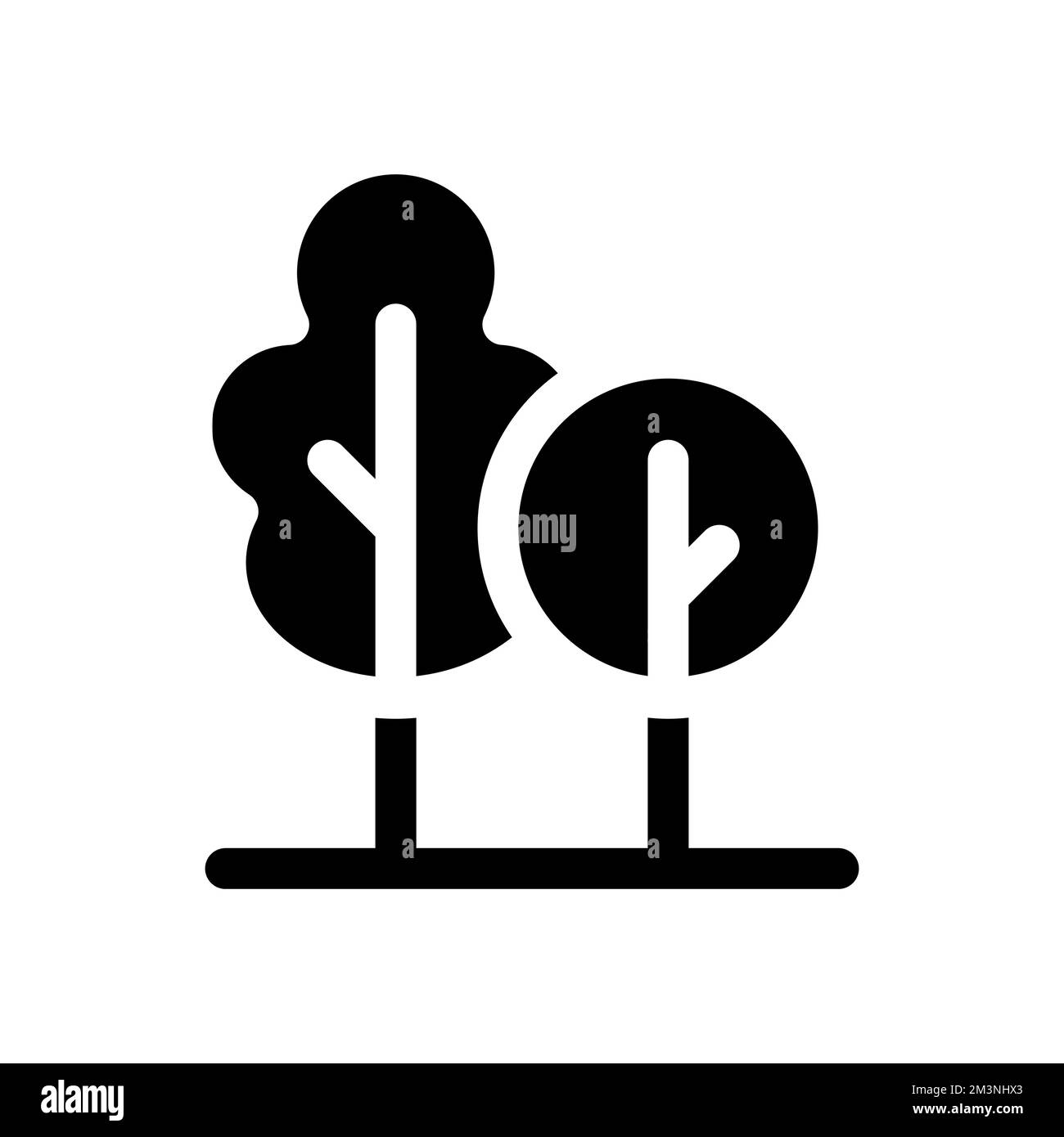 Erholungsbereich und schwarzes Glyphe-ui-Symbol Stock Vektor