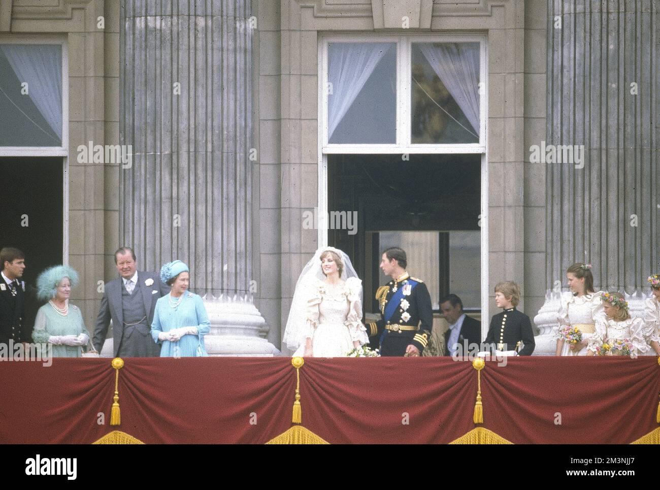 Königliche Hochzeit 1981 Stockfoto