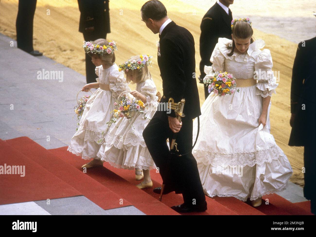 Königliche Hochzeit 1981 Stockfoto