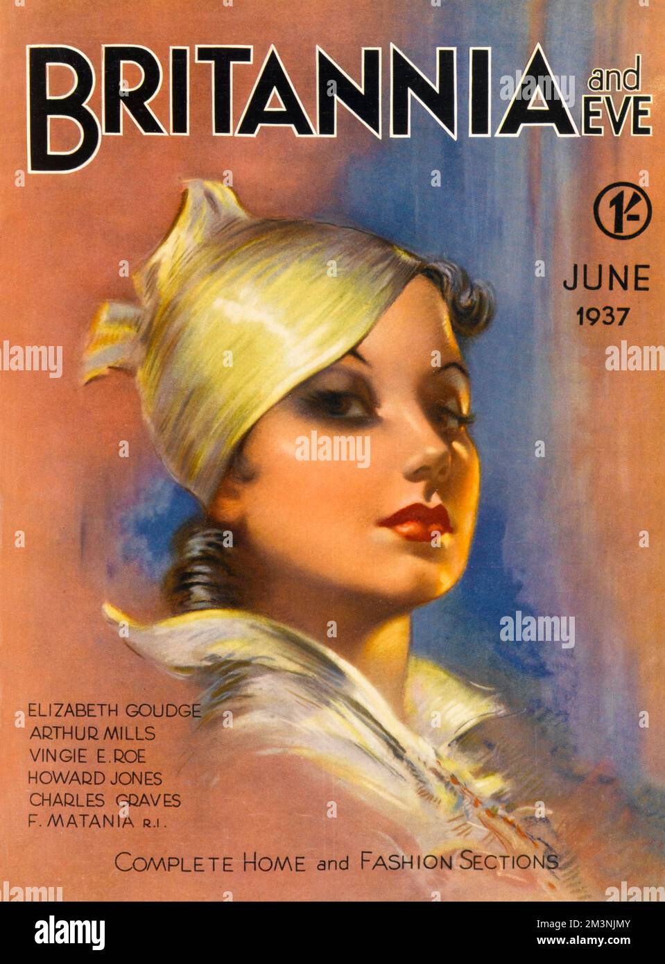 Britannia and Eve Magazine, Juni 1937 Stockfoto