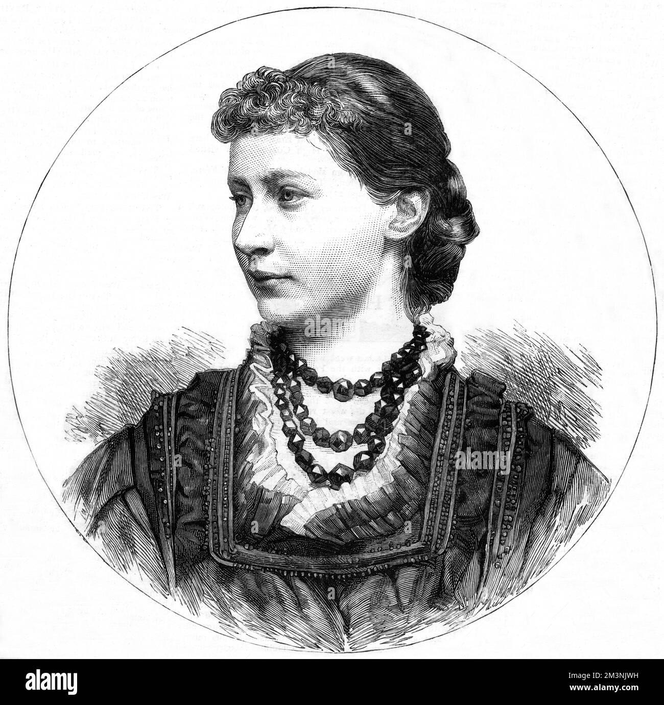 Prinzessin Augusta Victoria von Schleswig-Holstein Stockfoto