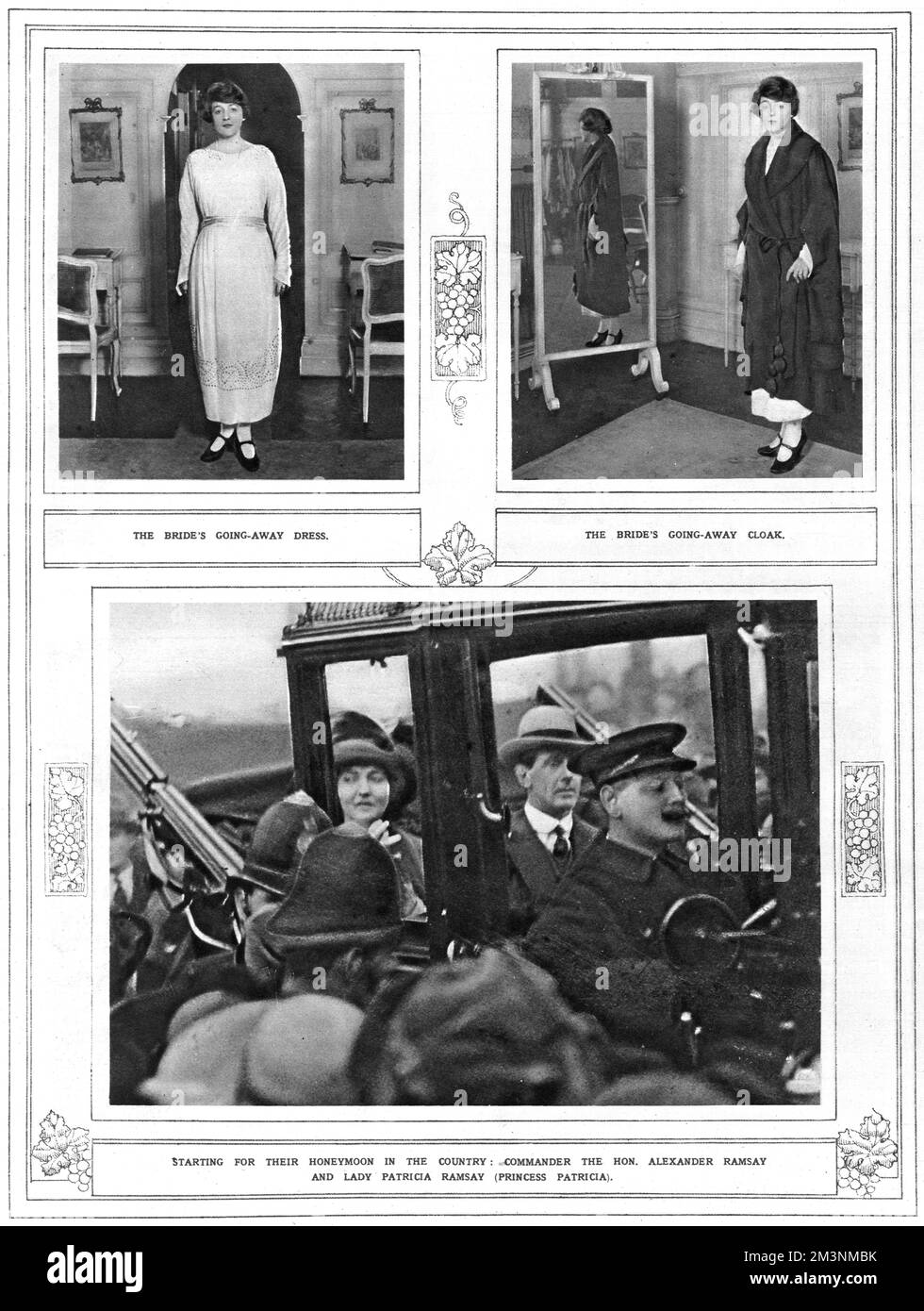 Das Outfit für Prinzessin Patricia von Connaught Stockfoto Das Outfit für Prinzessin Patricia von Connaught Stockfoto
