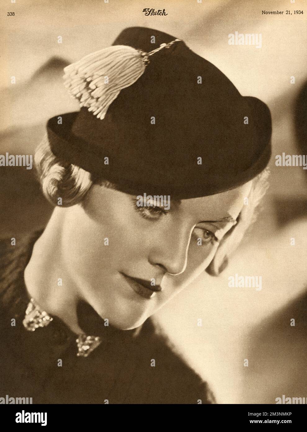 Frau Bryan Guinness (Diana Mitford) Stockfoto
