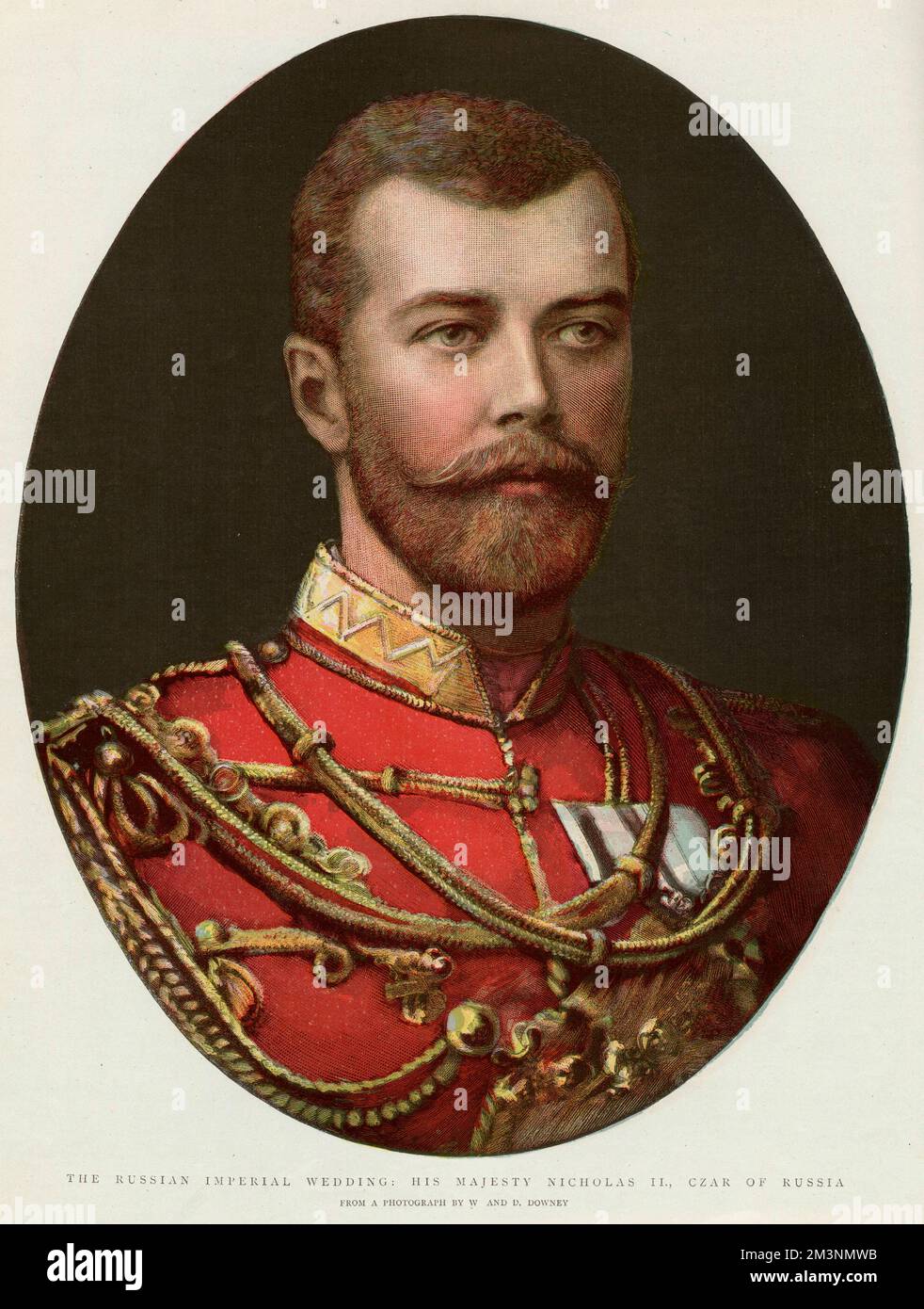 Zar Nikolaus II von Russland Stockfoto