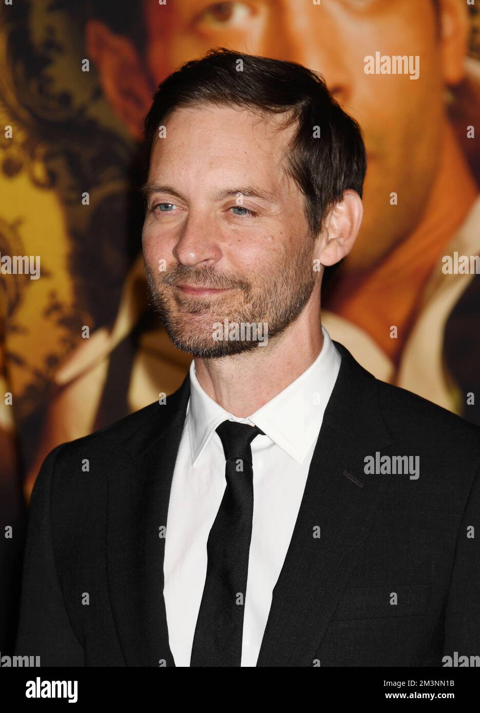 Los Angeles, Kalifornien, USA. 15.. Dezember 2022. Tobey Maguire nimmt am 15. Dezember 2022 am Academy Museum of Motion Pictures in Los Angeles, Kalifornien, Teil an der globalen Premiere von „Babylon“. Kredit: Jeffrey Mayer/Jtm Photos/Media Punch/Alamy Live News Stockfoto