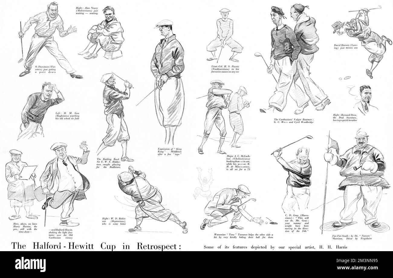 Der Halford Hewitt Cup Stockfoto