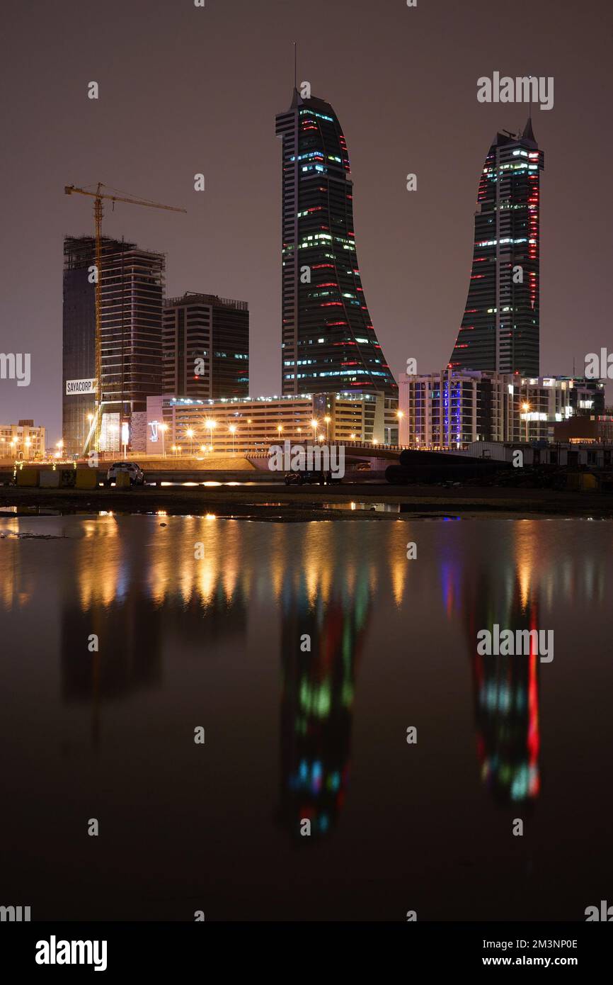 Bahrain Financial Harbour, Manama, Bahrain Stockfoto
