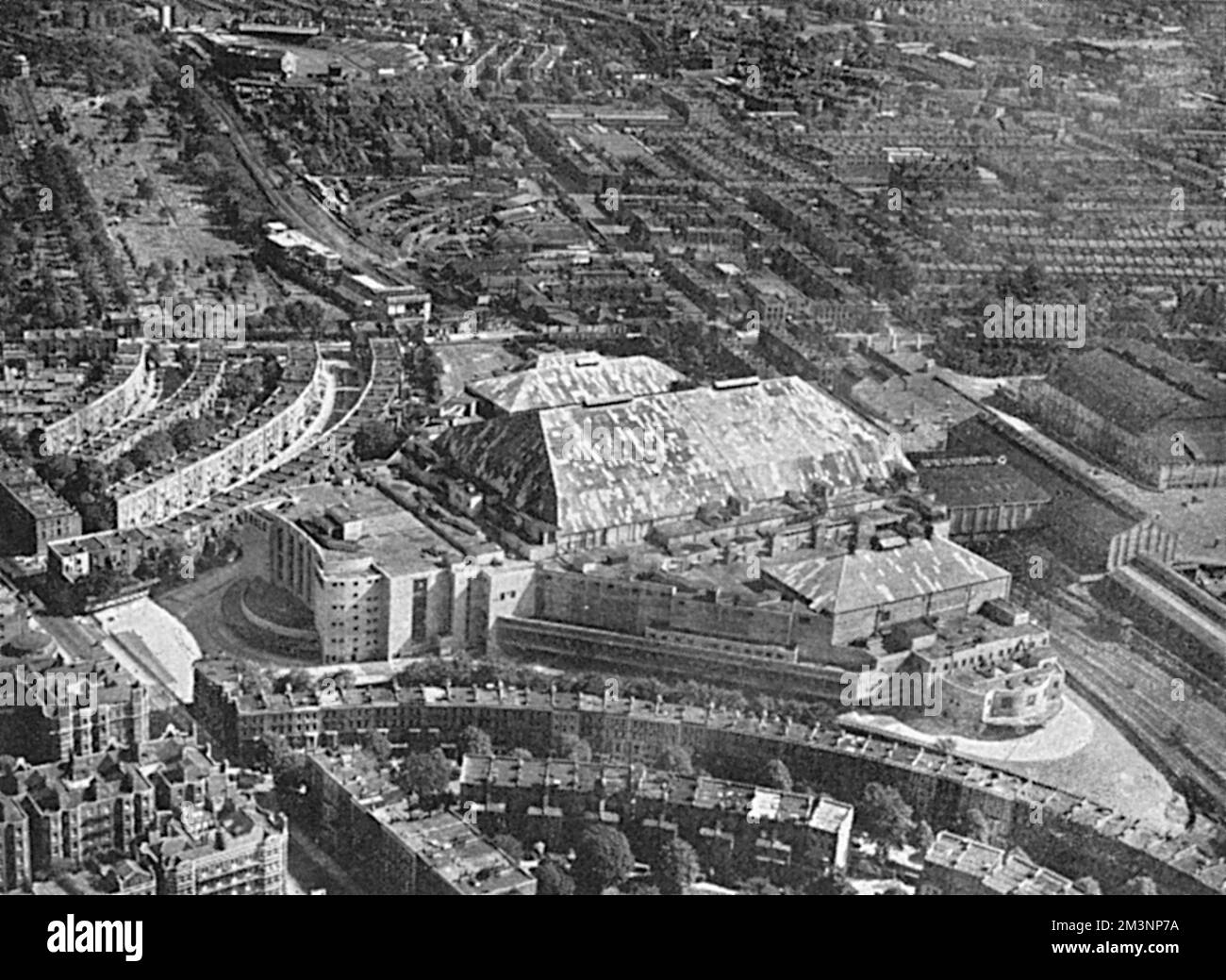 Die Empress Hall am Earls Court war der Veranstaltungsort für olympische Ringen und Gewichtheben. Datum: 1948 Stockfoto