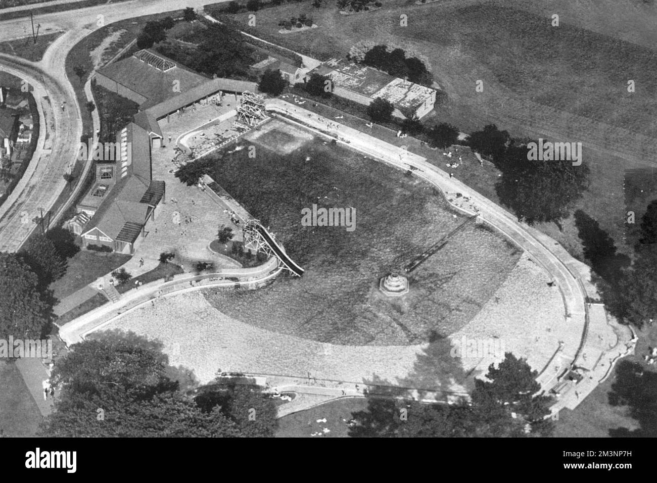 Olympisches Schwimmbad, Olympische Spiele 1948 In London Stockfoto