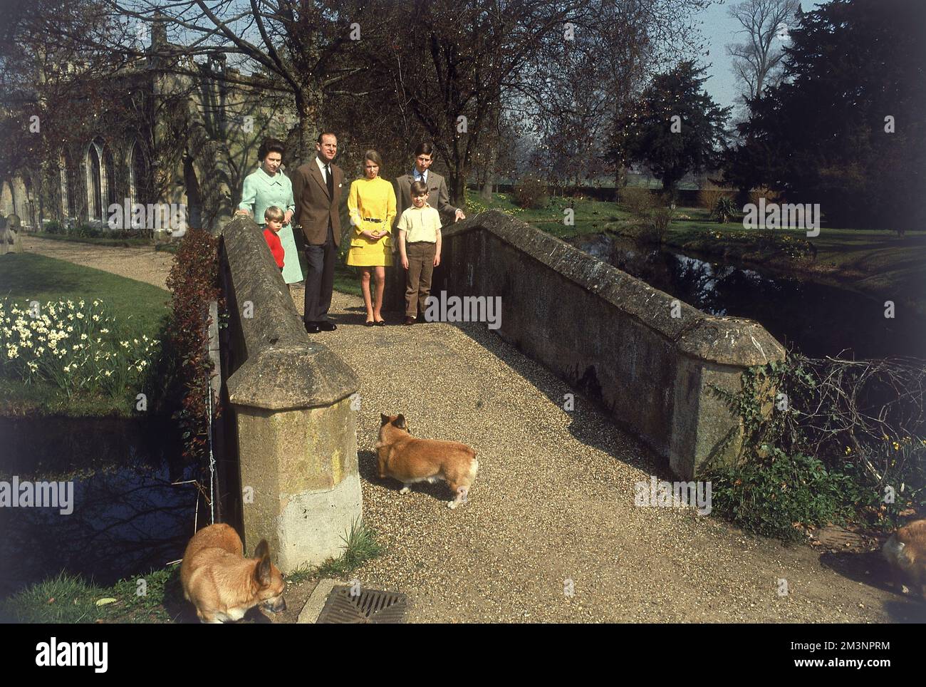 Königliche Familie in Windsor, 1968 Stockfoto