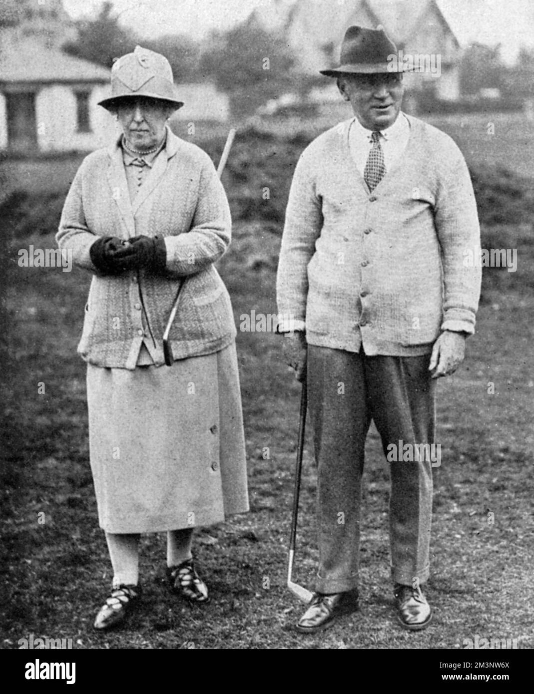 Prinzessin Helena Victoria spielt Golf in North Berwick Stockfoto