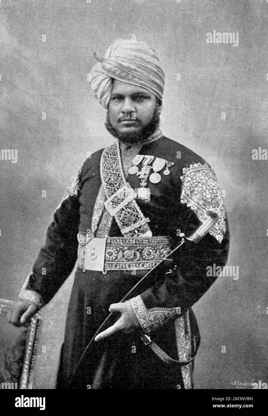 Königin Viktorias Munshi, Abdul Karim Stockfoto