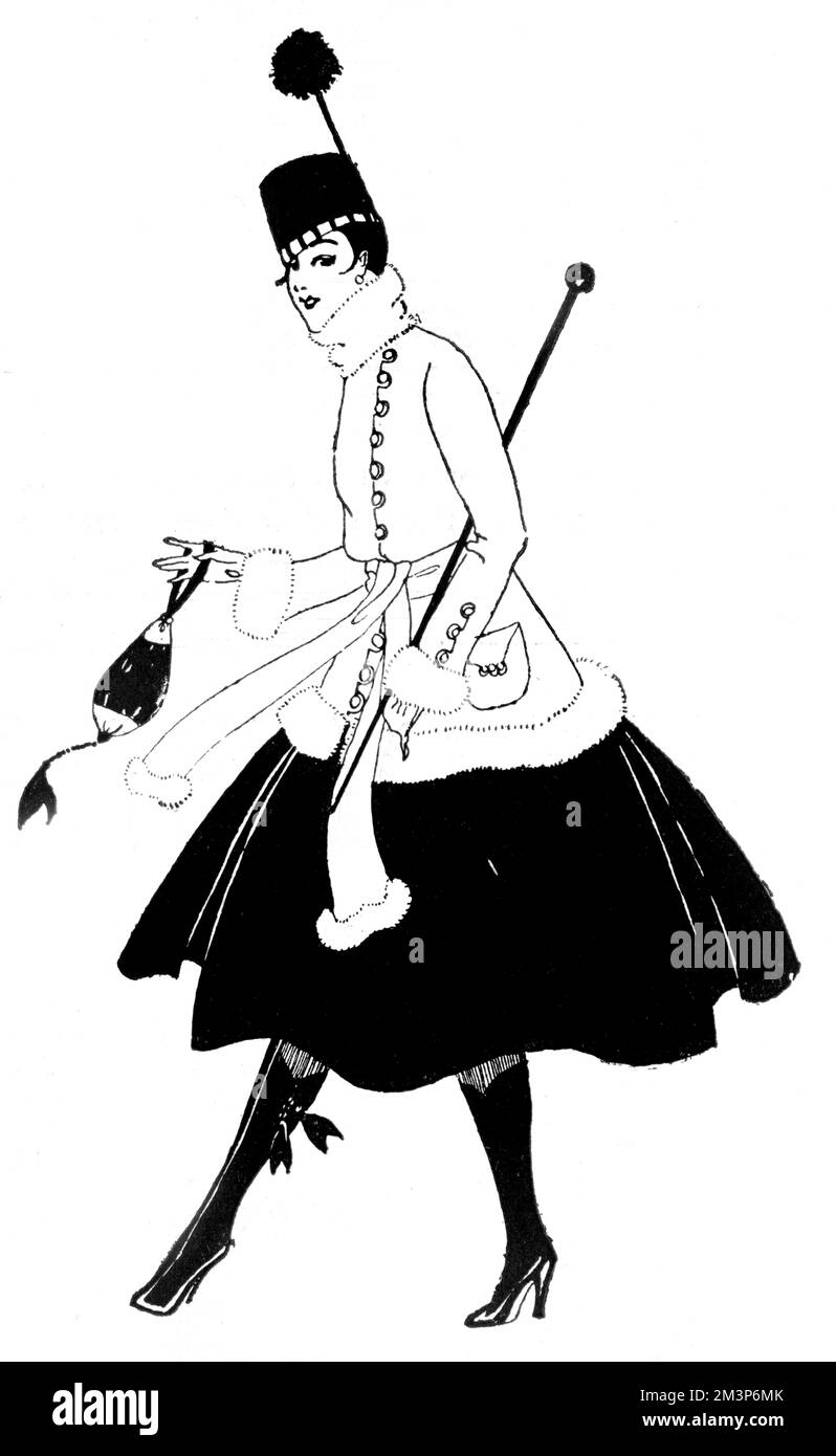 Seidenmantel, 1915 Stockfoto