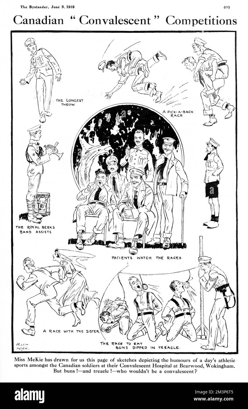 Kanadische Genesungswettbewerbe von Helen McKie Stockfoto